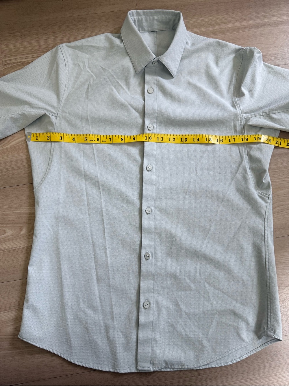 lululemon athletica Light Mint Green Men's Dress Shirt